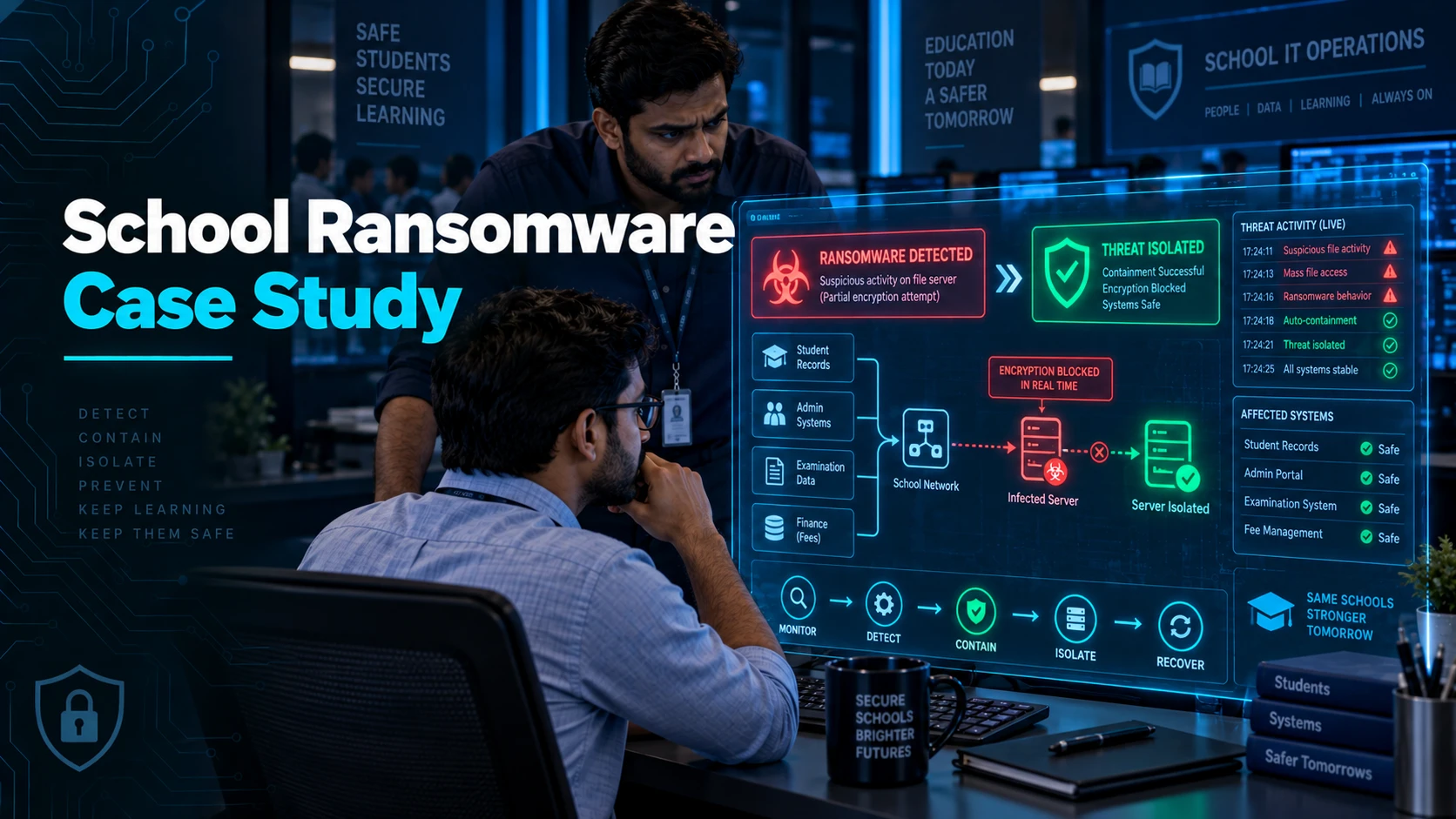 Cover image: A School's Response After a Ransomware Attempt on Its Admin Systems