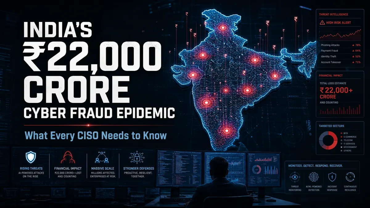 India's ₹22,000 Crore Cyber Fraud Epidemic: What Every CISO Needs to Know
