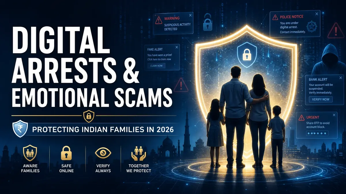 Digital Arrests and Sextortion: The Emotional Scams Targeting Indian Families in 2026