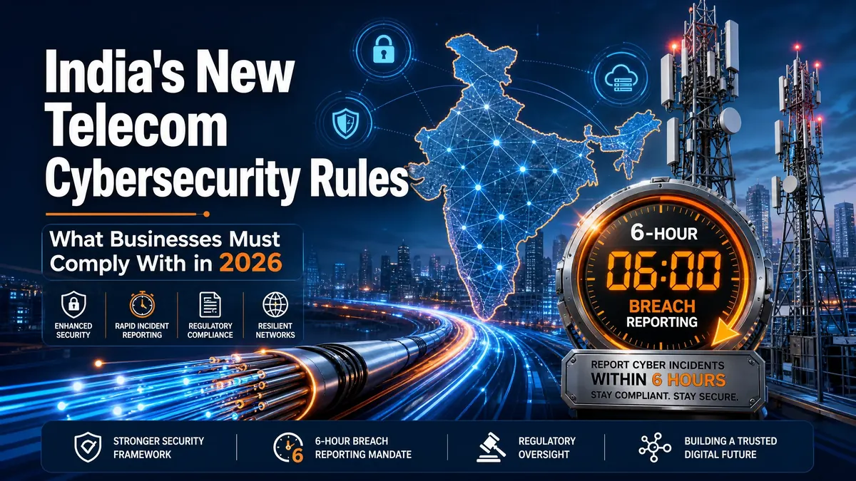 India's New Telecom Cybersecurity Rules: What Businesses Must Comply With in 2026