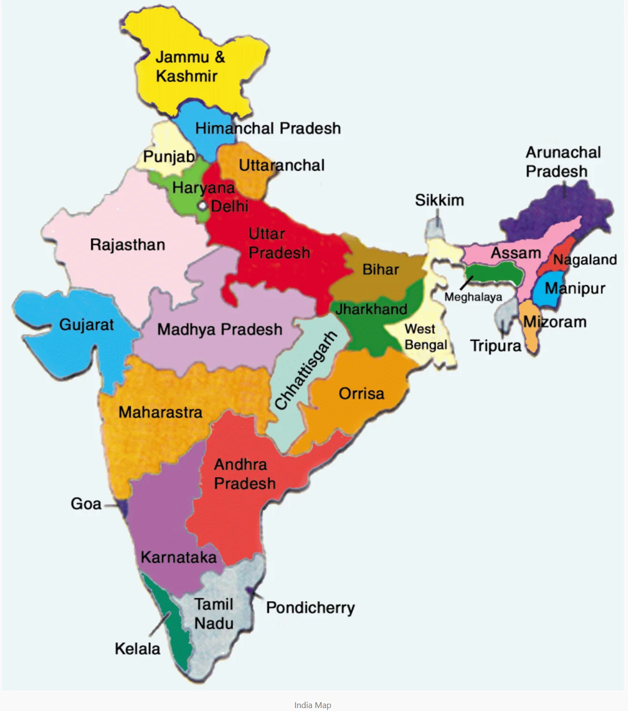 India States Map